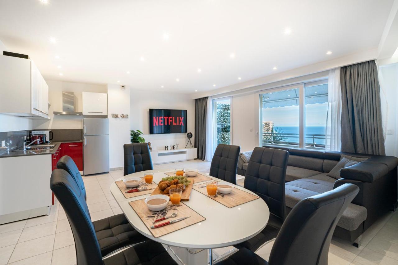 Frontiere Monaco, Terrasse, Vue Mer, Parking - Ab Босолей Экстерьер фото
